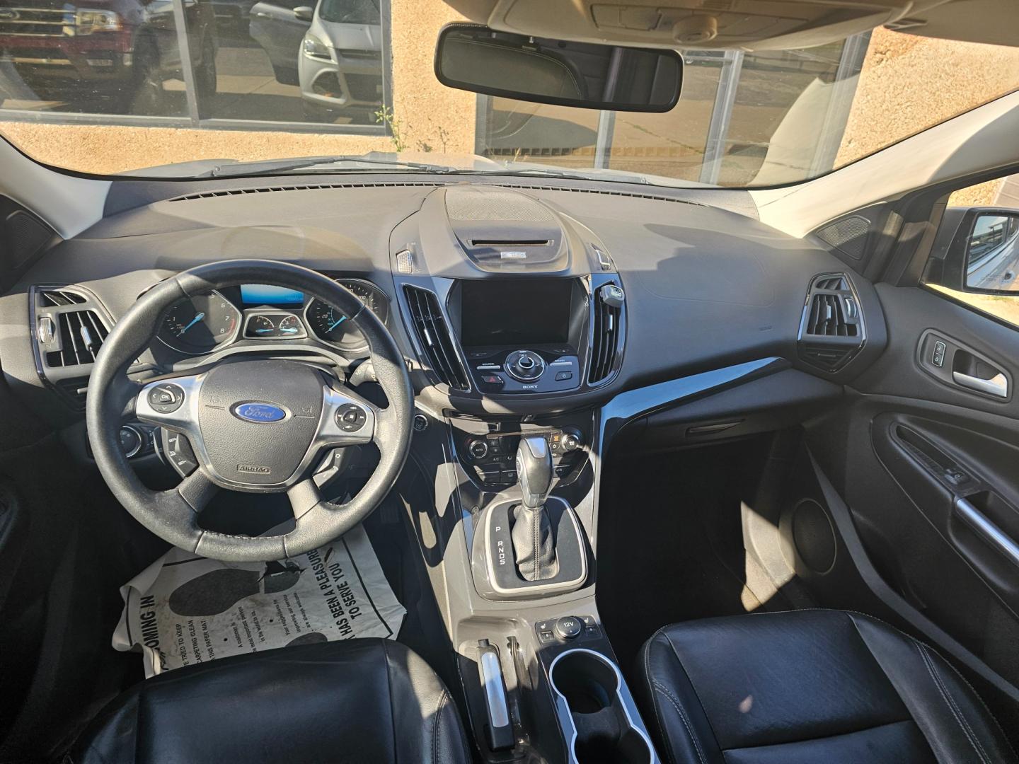 2014 SILVER Ford Escape Titanium FWD (1FMCU0J93EU) with an 2.0L L4 DOHC 16V engine, 6-Speed Automatic transmission, located at 533 S Seven Points BLVD, Seven Points, TX, 75143, (430) 255-4030, 32.313999, -96.209351 - Photo#4